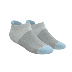 Versatile Solids Mix Pack | Blue Tri Color Block and Solids Heel Hammock™ Ankle Socks 3 Pack