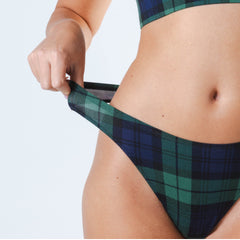 The Black Watch | Tartan Plaid MicroModal Thong