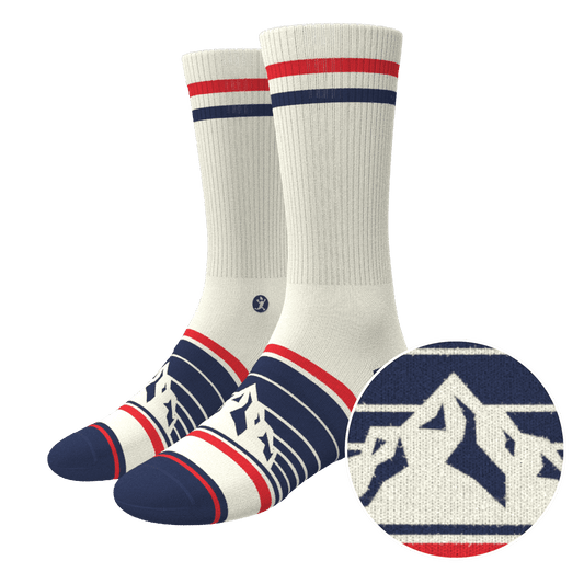 The Peaks | Mountain Heel Hammock™ Crew Socks