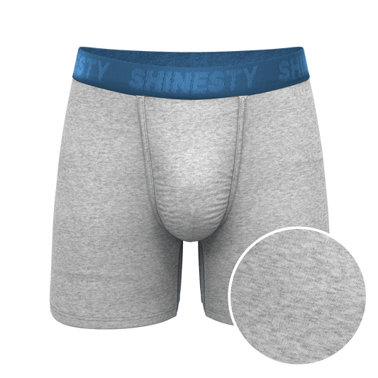 The Physical Education | Heather Grey and Blue Ball Hammock® Pouch Underwear