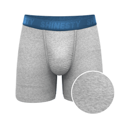 The Physical Education | Heather Grey and Blue Ball Hammock® Pouch Underwear