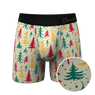 The Pine Tree Playboy | Retro Christmas Trees Ball Hammock® Pouch Underwear