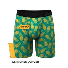 The Pineapple Express | Pineapple Long Leg Ball Hammock® Pouch Underwear With Fly