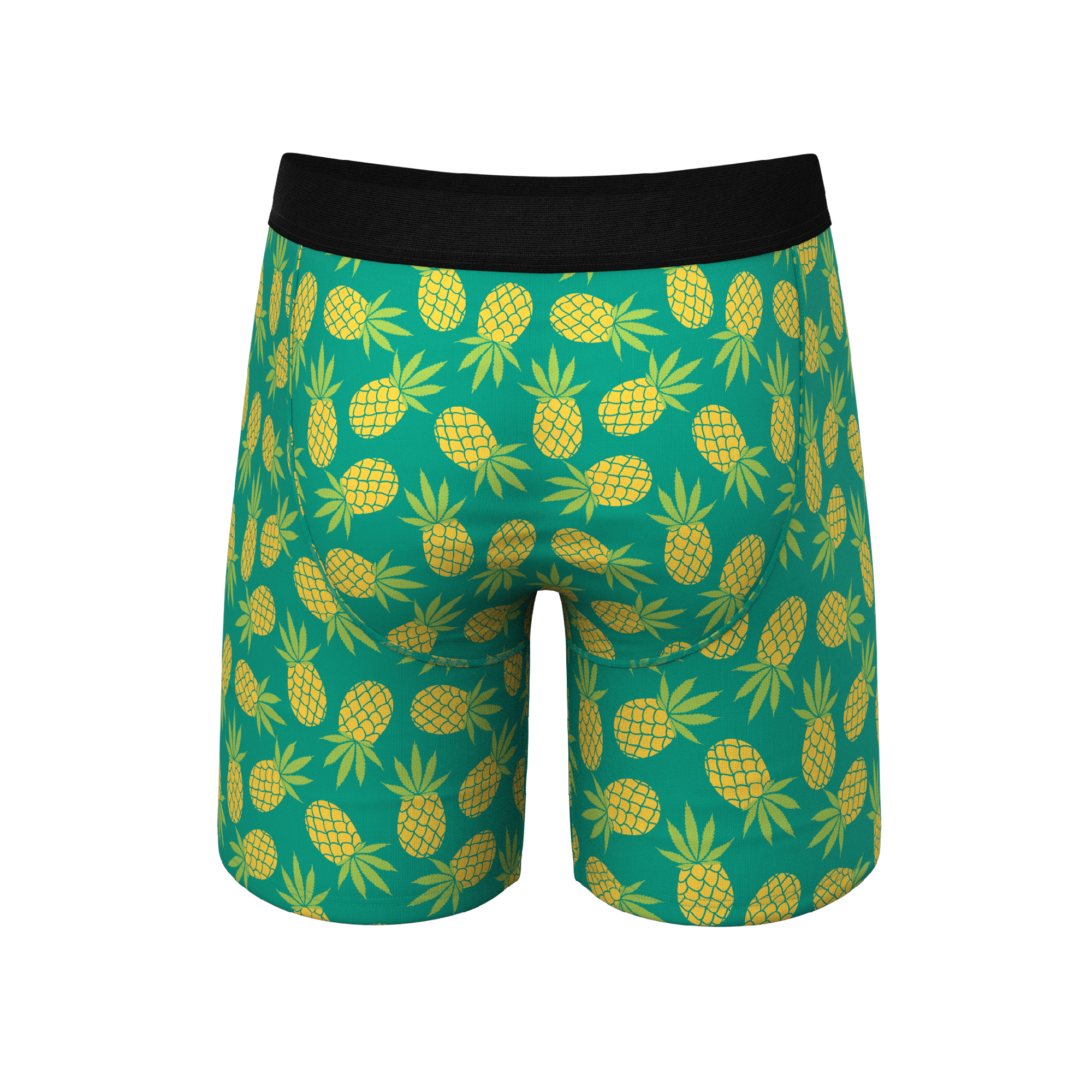 The Pineapple Express | Pineapple Long Leg Ball Hammock® Pouch Underwear With Fly