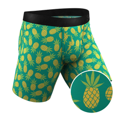 The Pineapple Express | Pineapple Long Leg Ball Hammock® Pouch Underwear With Fly