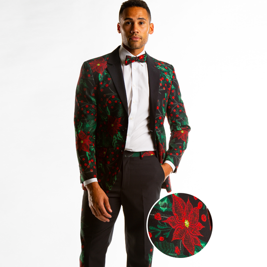 The Centerpiece | Poinsettia Ugly Christmas Suit