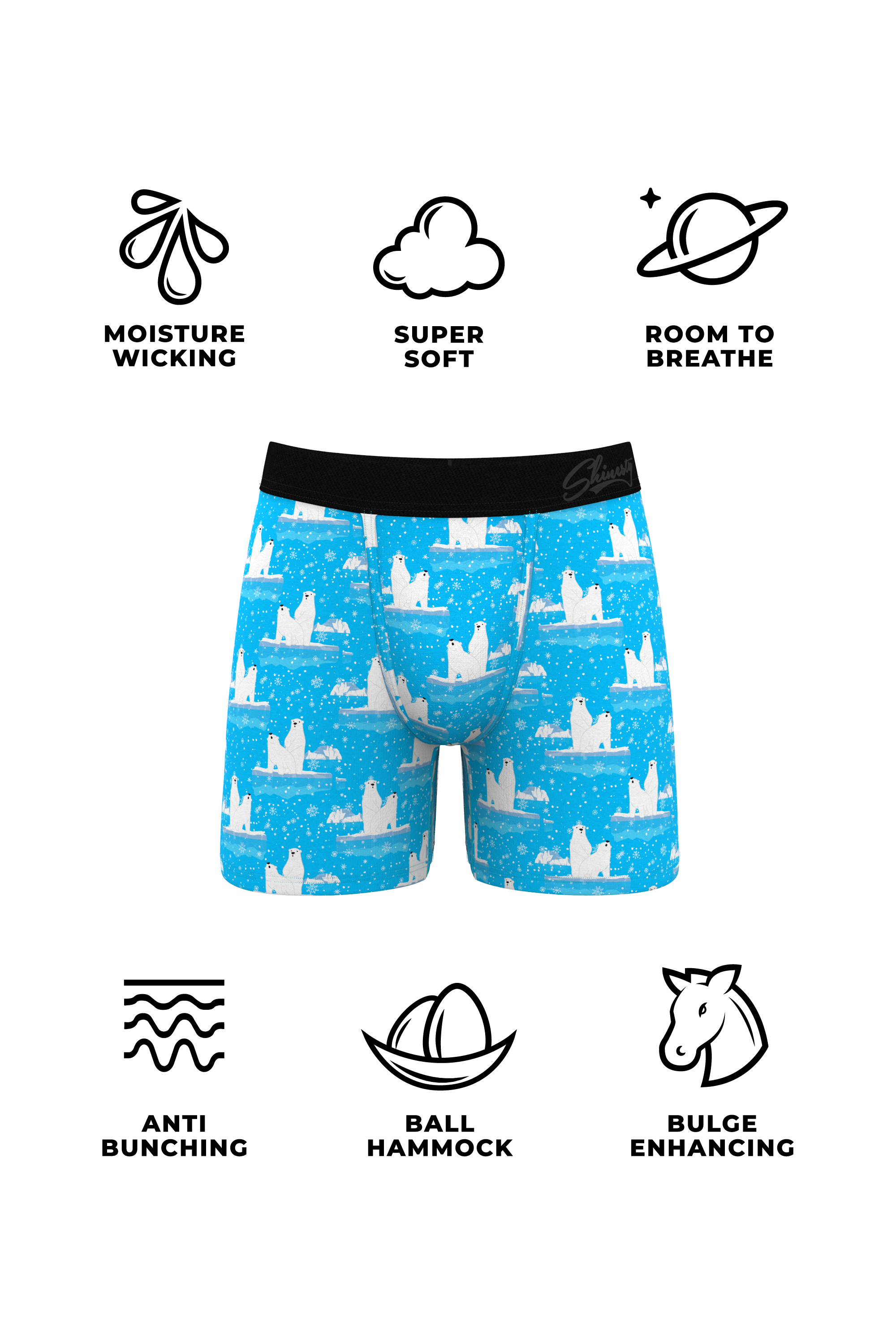 The Polar Plunge | Polar Bear Ball Hammock® Boxer and Cheeky Underwear Pack