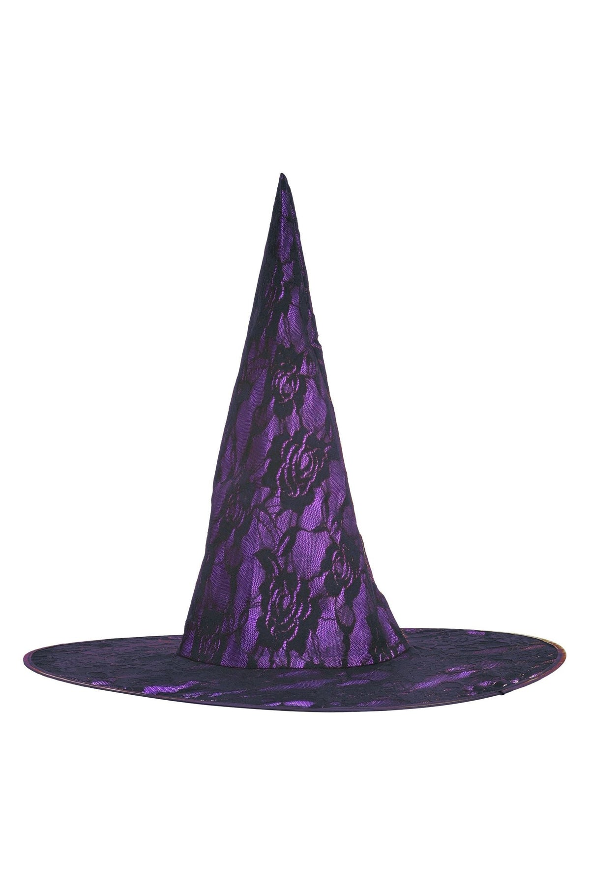 Daisy Corsets Purple Lace Witch Hat