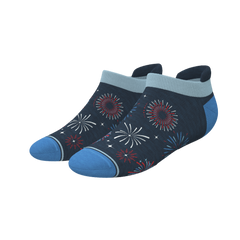 The Pyrotecnips | Naughty Fireworks Heel Hammock™ Ankle Socks