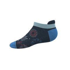 The Pyrotecnips | Naughty Fireworks Heel Hammock™ Ankle Socks