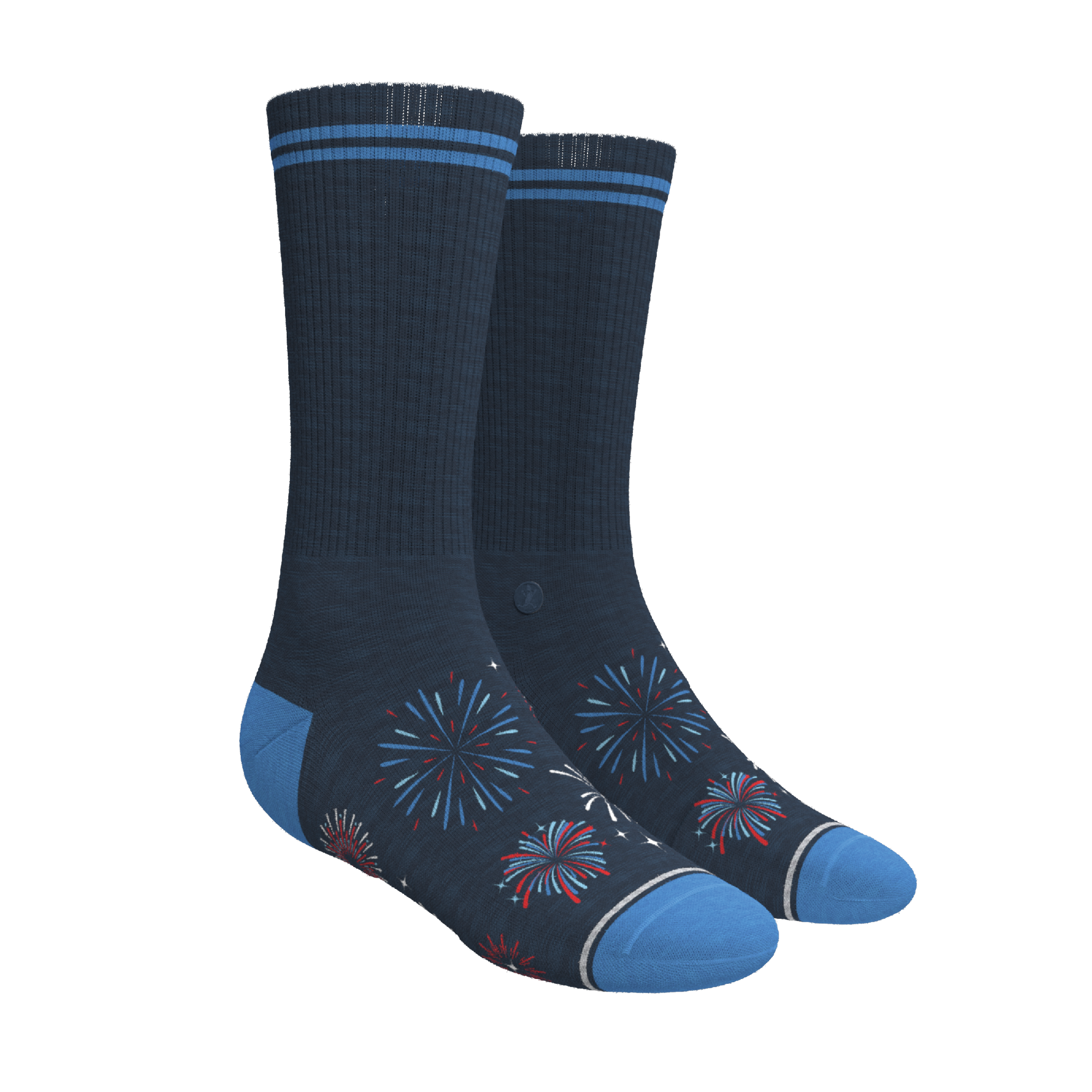 The Pyrotecnips | Naughty Fireworks Heel Hammock™ Crew Socks