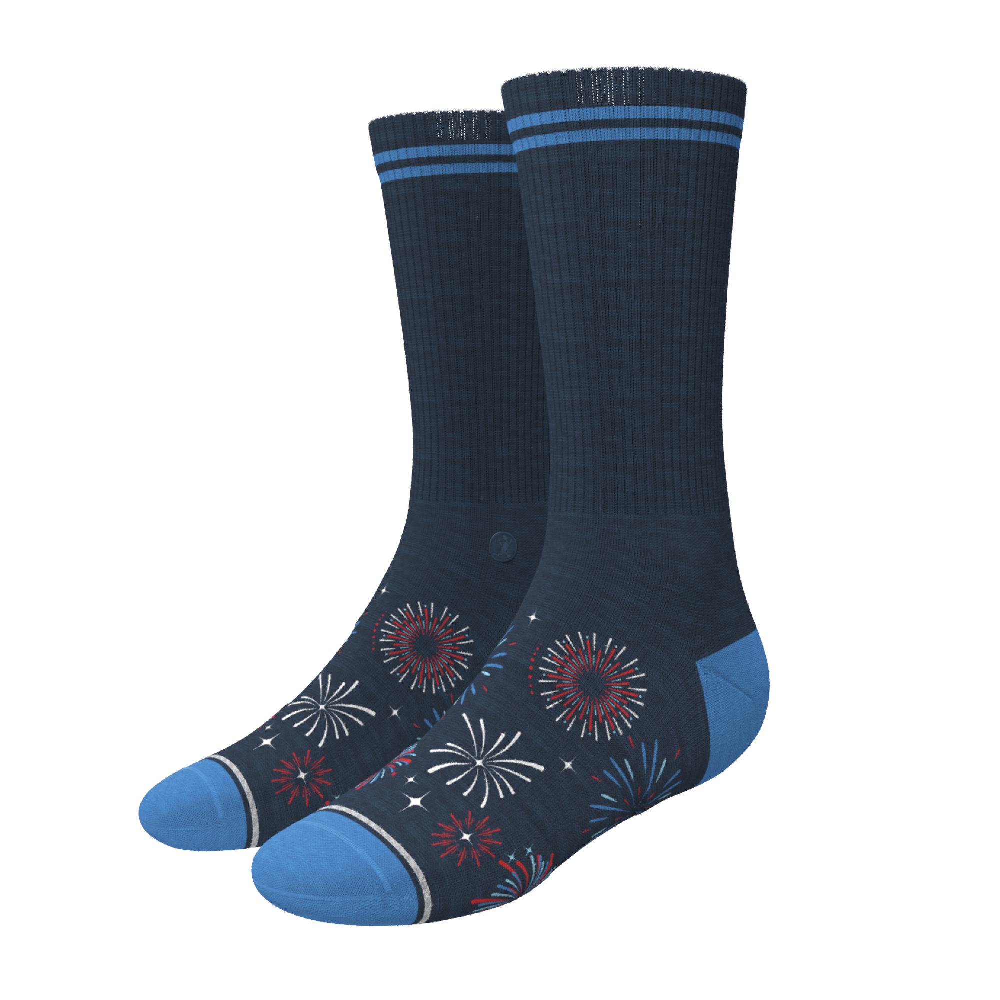 The Pyrotecnips | Naughty Fireworks Heel Hammock™ Crew Socks