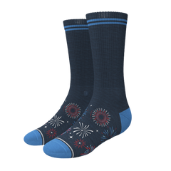 The Pyrotecnips | Naughty Fireworks Heel Hammock™ Crew Socks