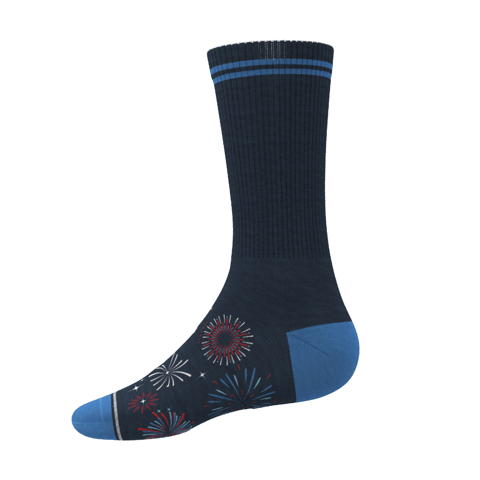 The Pyrotecnips | Naughty Fireworks Heel Hammock™ Crew Socks