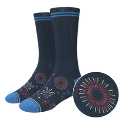 The Pyrotecnips | Naughty Fireworks Heel Hammock™ Crew Socks