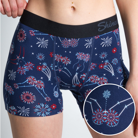 The Pyrotecnips | Naughty Fireworks Women’s Boxers