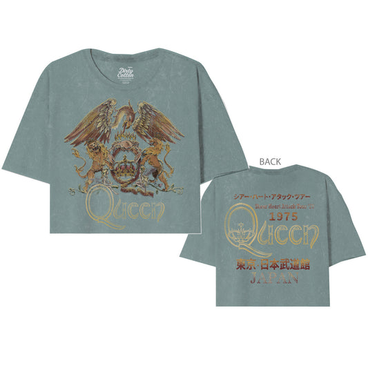 Queen Vintage Queen Japanese Oversize Crop Top