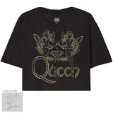 Queen Lovely Logo Oversize Crop Top