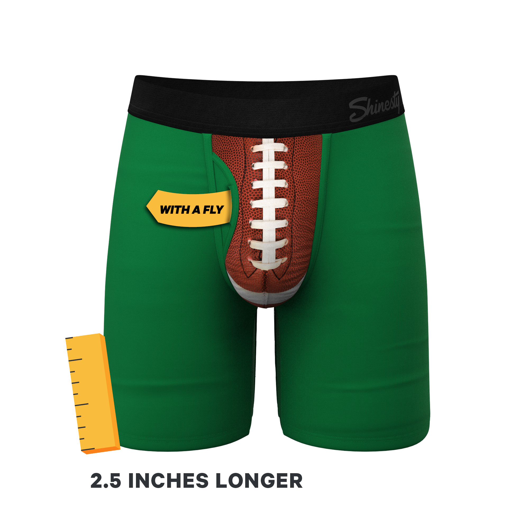 The Quarterback Sack | Football Long Leg Ball Hammock® Pouch Underwear With Fly