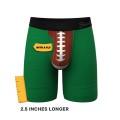 The Quarterback Sack | Football Long Leg Ball Hammock® Pouch Underwear With Fly