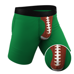 The Quarterback Sack | Football Long Leg Ball Hammock® Pouch Underwear With Fly