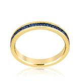 Stylish Stackables Montana Blue Gold Ring