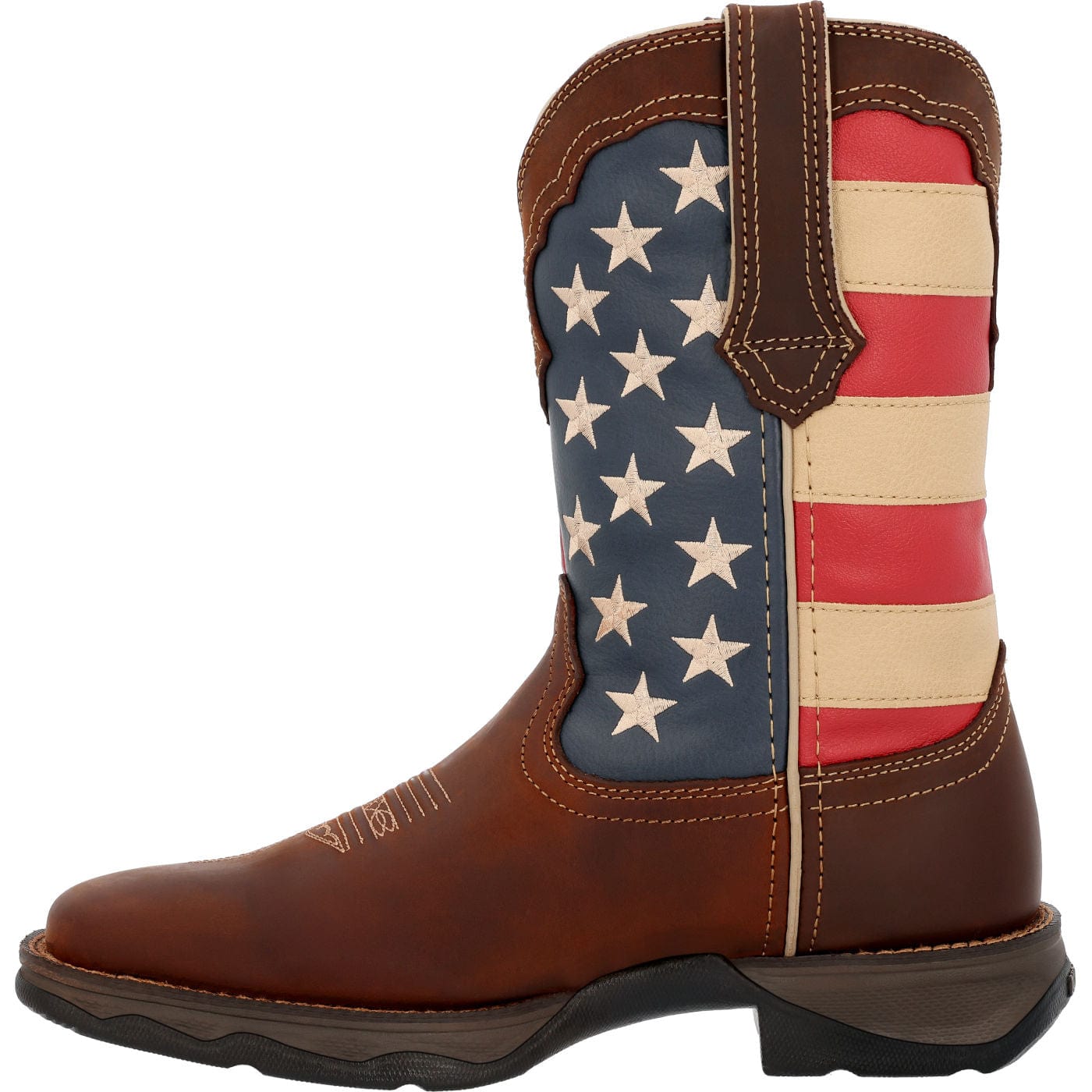 Lady Rebel by Durango Patriotic Women's Pull-On Western Flag Boot