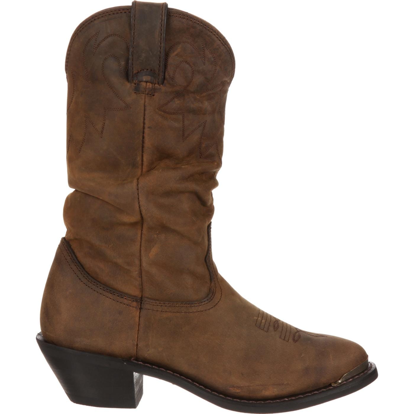 Durango Women's Distressed Tan Slouch Western Boot