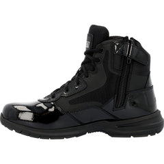 Rocky Cadet 6" Black Side Zip Public Service Boot