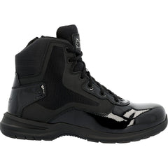 Rocky Cadet 6" Black Side Zip Public Service Boot