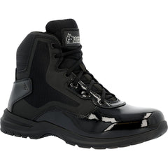 Rocky Cadet 6" Black Side Zip Public Service Boot