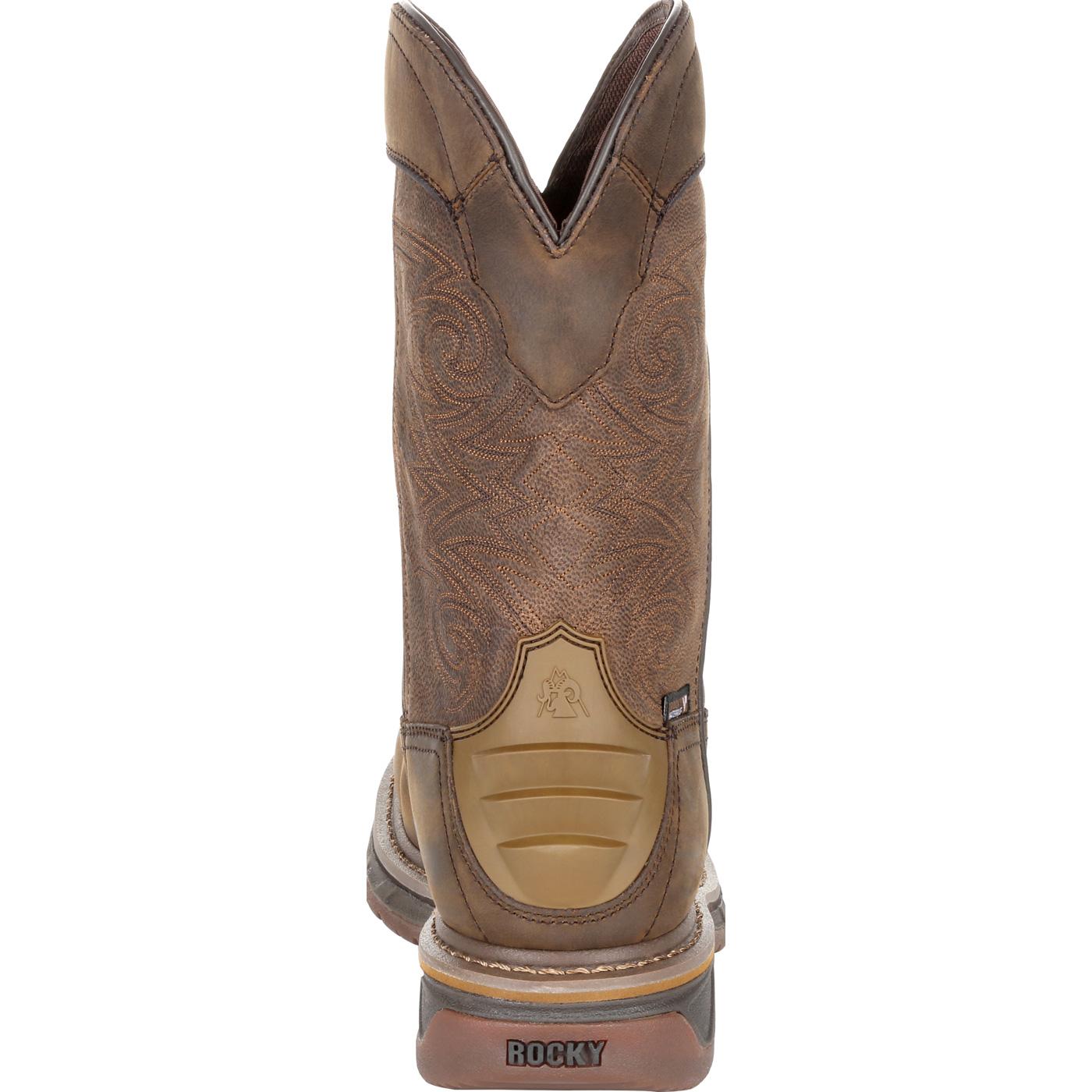 Rocky Square Toe Internal Met Guard Western Boot with TPU Heel Counter