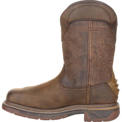 Rocky Square Toe Internal Met Guard Western Boot with TPU Heel Counter