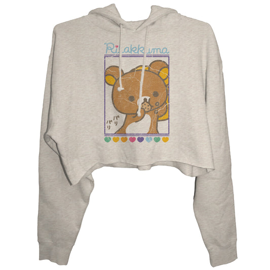 Rilakkuma Cookie Crop Top Hoodie