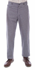 rangewear black 97% cotton 3% spandex rail stripe pant