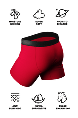 The Red Dress Effect | Red Ball Hammock® Pouch Underwear With Fly - Shinesty