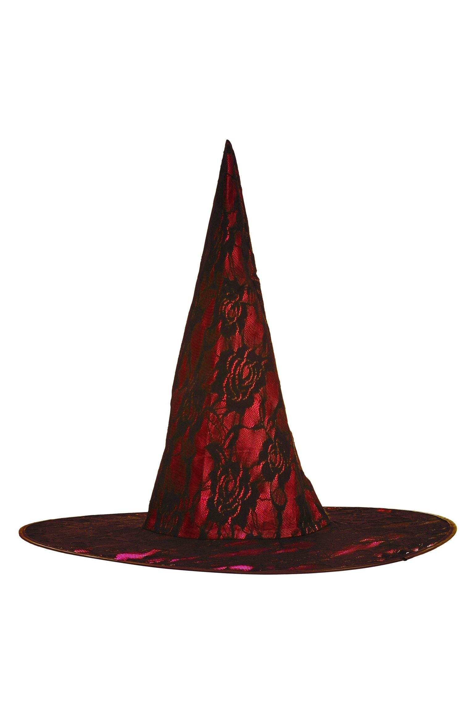 Daisy Corsets Red Lace Witch Hat