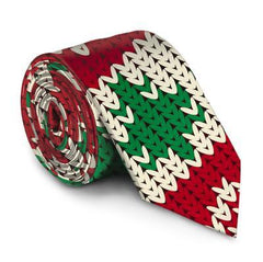 The Red Ryder | Knit Print Christmas Tie