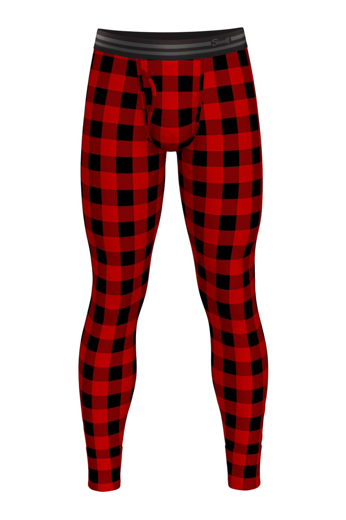 The Red & Black Lumberjack | Buffalo Check Ball Hammock® Long Johns