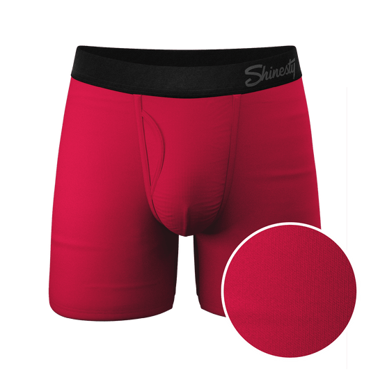 The Red Dress Effect | Red Ball Hammock® Pouch Underwear With Fly - Shinesty