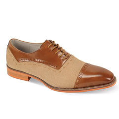 Giovanni Reed Tan Mens Shoe - Flyclothing LLC