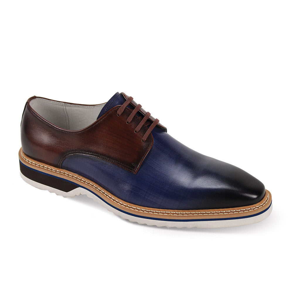 Giovanni Reggie Blu/brn Mens shoe