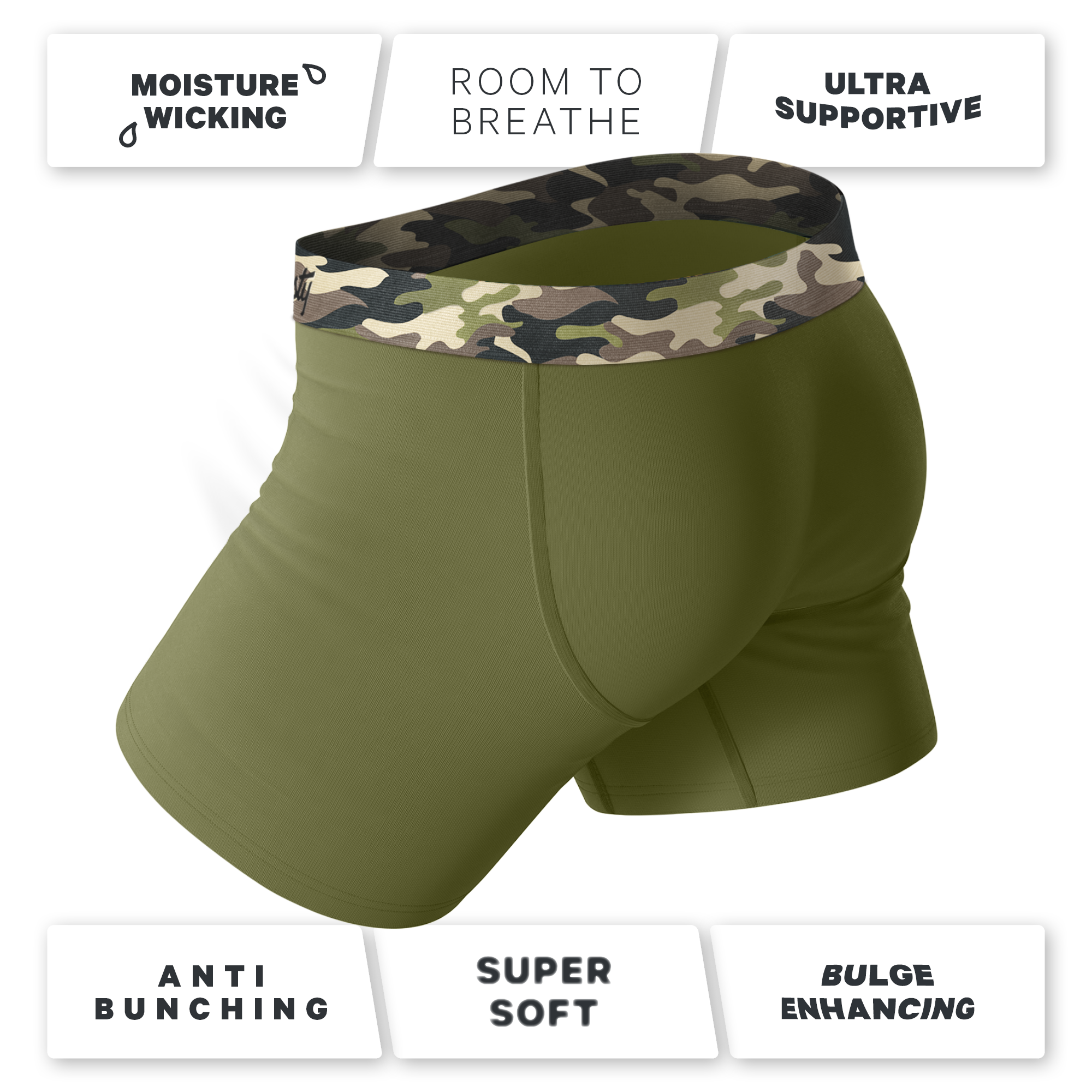 The Reinforcement | Tonal Camo Ball Hammock® Pouch Underwear