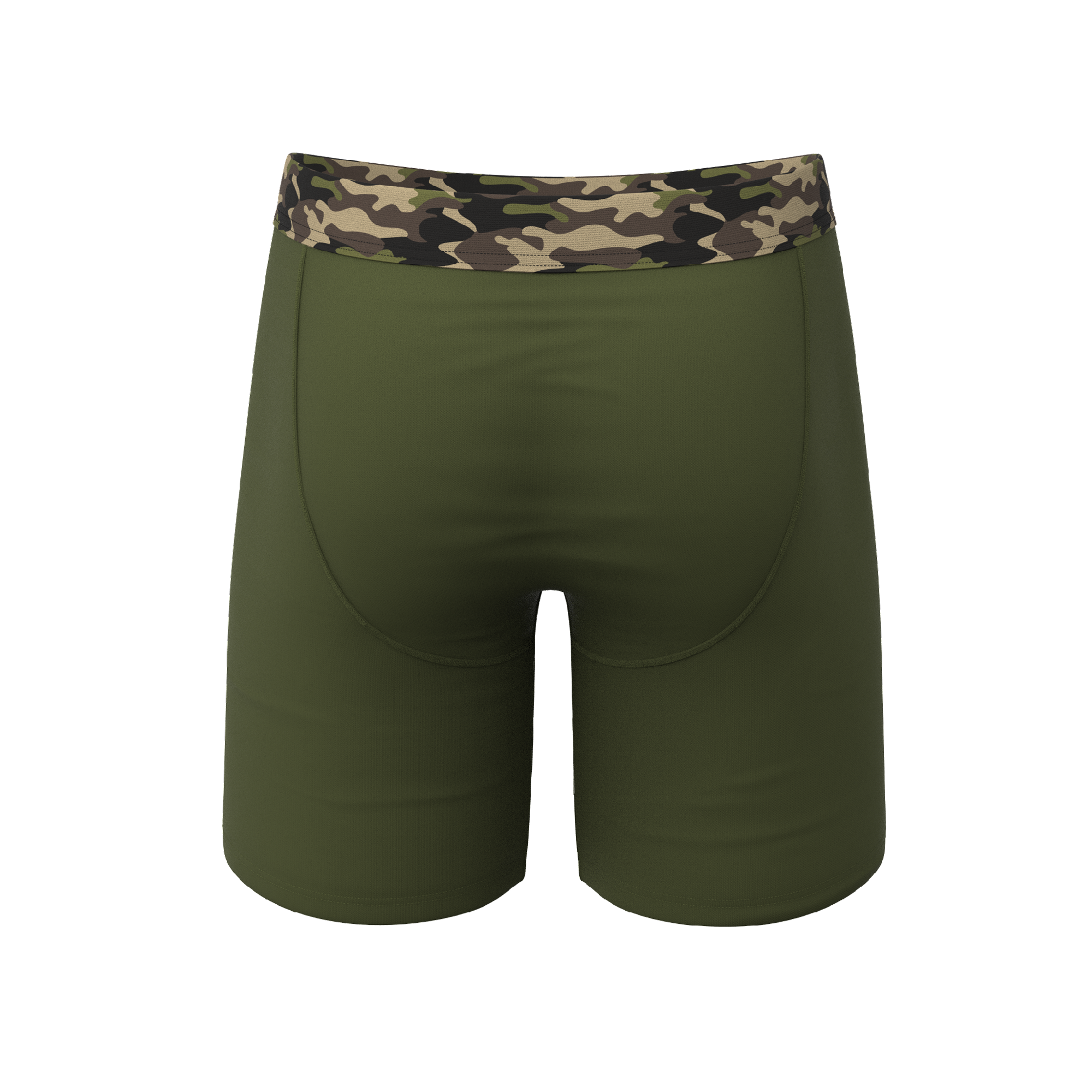 The Reinforcement | Tonal Camo Long Leg Ball Hammock® Pouch Underwear With Fly