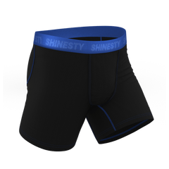 The Rhythm & Blues | Black and Blue Ball Hammock® Pouch Underwear - Shinesty