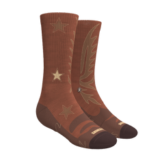 The Rodeo | Western Heel Hammock™ Crew Socks