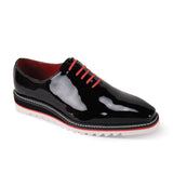 Giovanni Ruben Blk patent Mens shoe