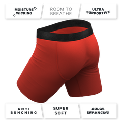 The Rust Fund | Rusty Red Long Leg Ball Hammock® Pouch Underwear With Fly