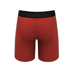 The Rust Fund | Rusty Red Long Leg Ball Hammock® Pouch Underwear With Fly