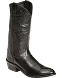 Old West Mens Black All Over Leather 13" Boot